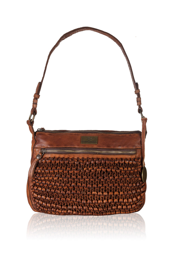 Leather handbag with Crossbody Sling - Rianna-handbag-Kompanero Canada
