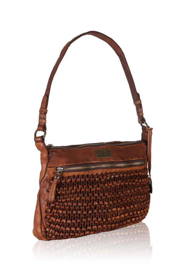 Leather handbag with Crossbody Sling - Rianna-handbag-Kompanero Canada