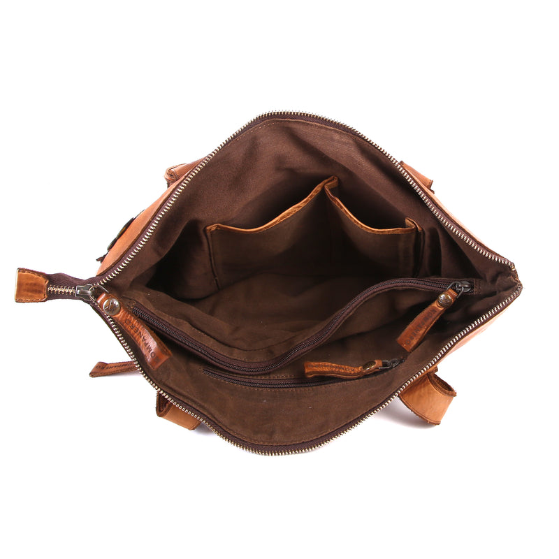 Leather Tote Handbag - Delilah-Tote-Kompanero Canada